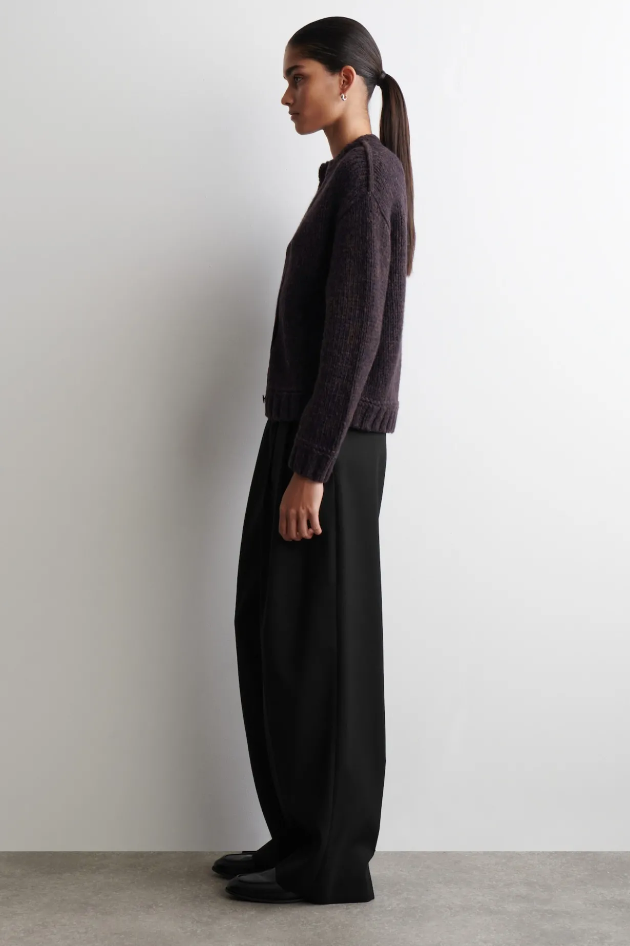 STRICKJACKE AUS WOLL-ALPAKA-MIX