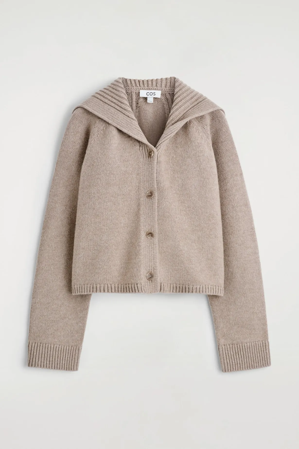 STRICKJACKE AUS WOLLE MIT MATROSENKRAGEN