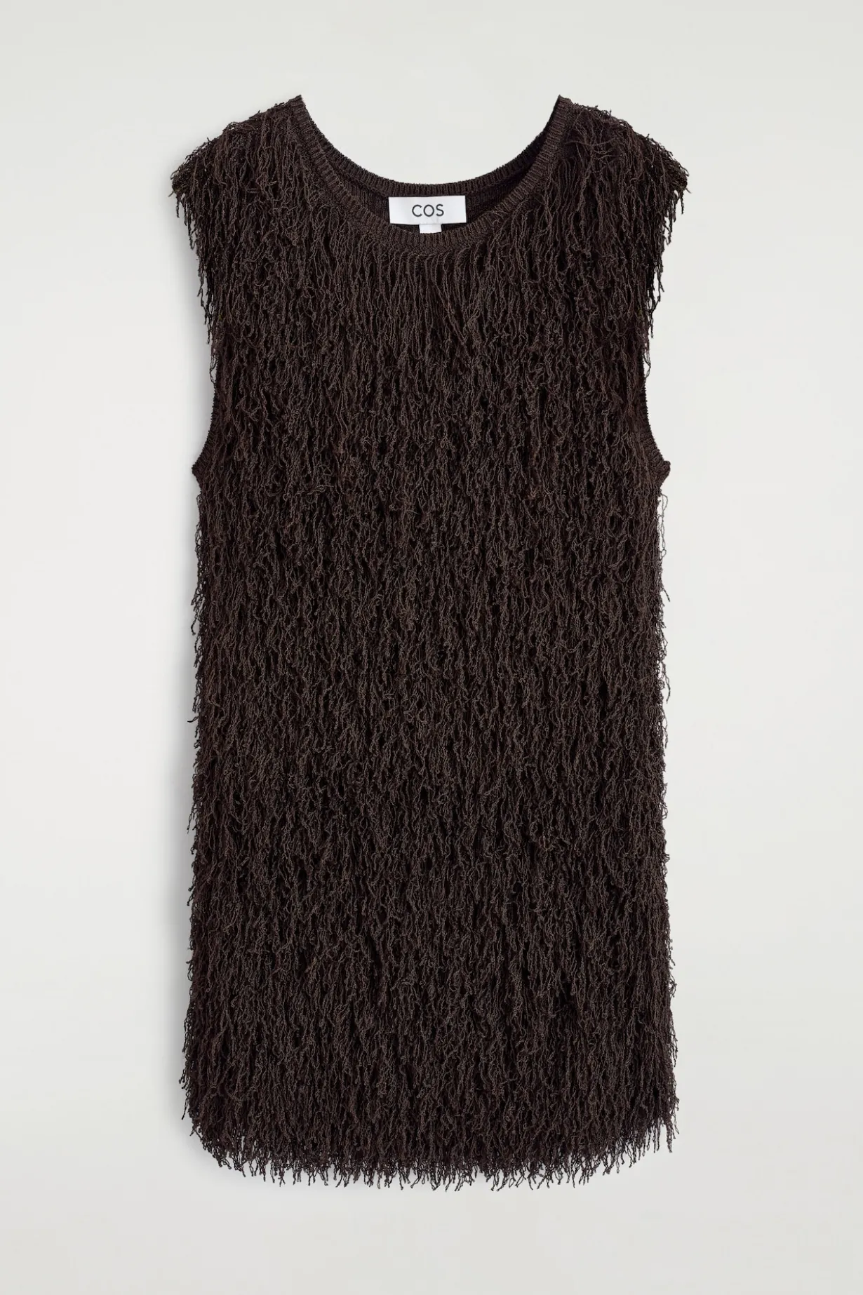 STRICKOBERTEIL MIT FRANSEN