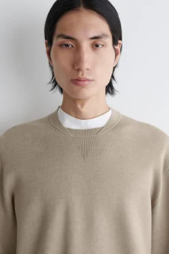 STRICKPULLOVER AUS DOUBLEFACE-MATERIAL