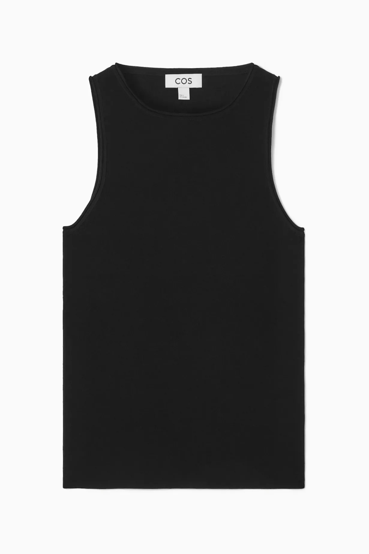 STRICK-TANKTOP MIT RÖHRENFÖRMIGEN BESÄTZEN