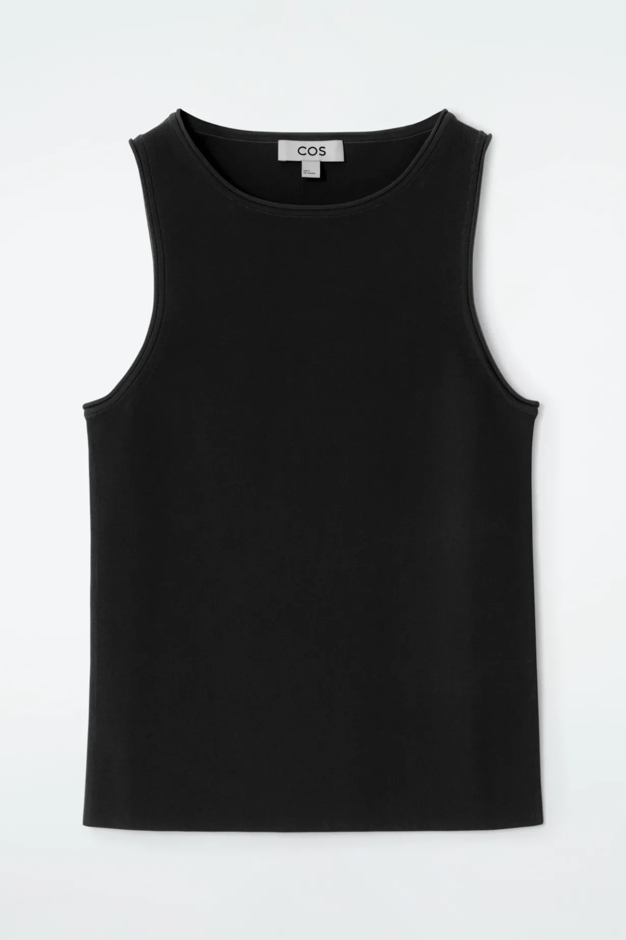 STRICK-TANKTOP MIT RÖHRENFÖRMIGEN BESÄTZEN