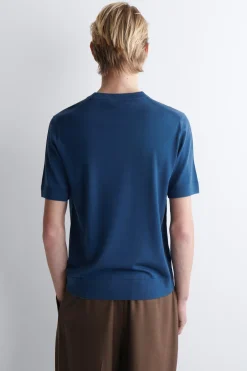STRICK-T-SHIRT AUS MERINOWOLLE