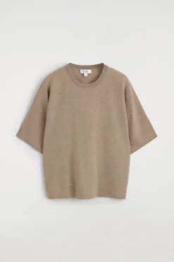 STRICK-T-SHIRT AUS MERINOWOLLE