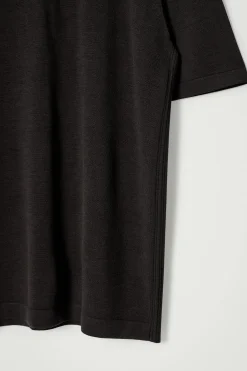 STRICK-T-SHIRT AUS WOLL-SEIDEN-MIX