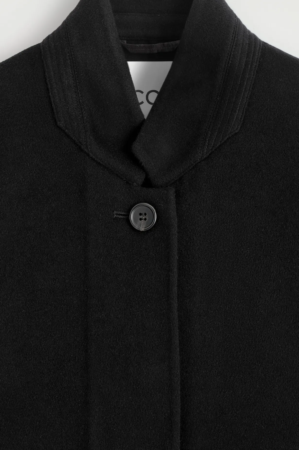 STRUKTURIERTE JACKE AUS DOUBLEFACE-WOLLE