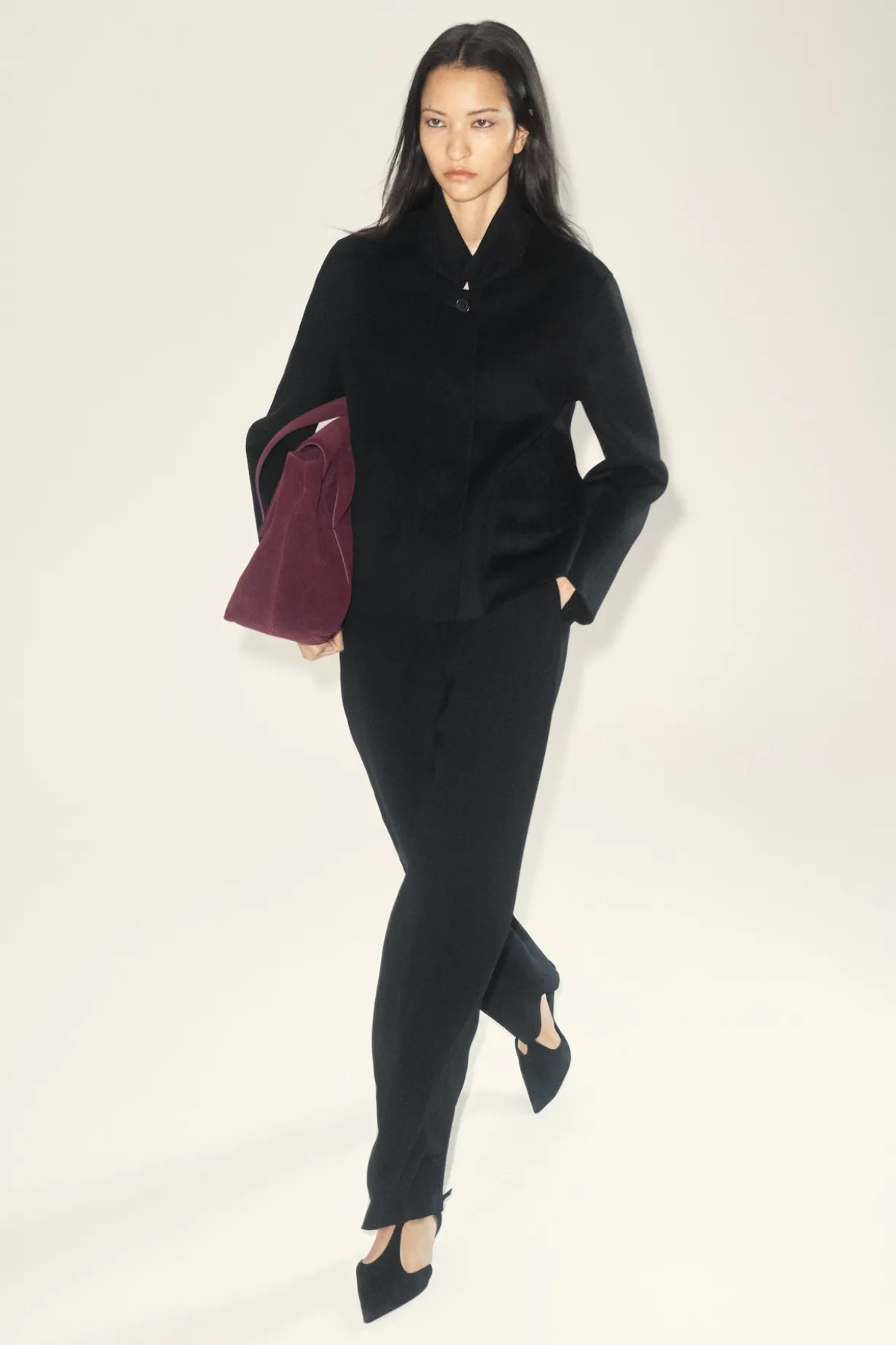 STRUKTURIERTE JACKE AUS DOUBLEFACE-WOLLE