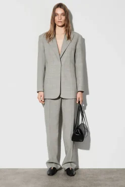 STRUKTURIERTER BLAZER AUS WOLL-MIX