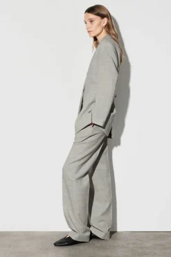 STRUKTURIERTER BLAZER AUS WOLL-MIX