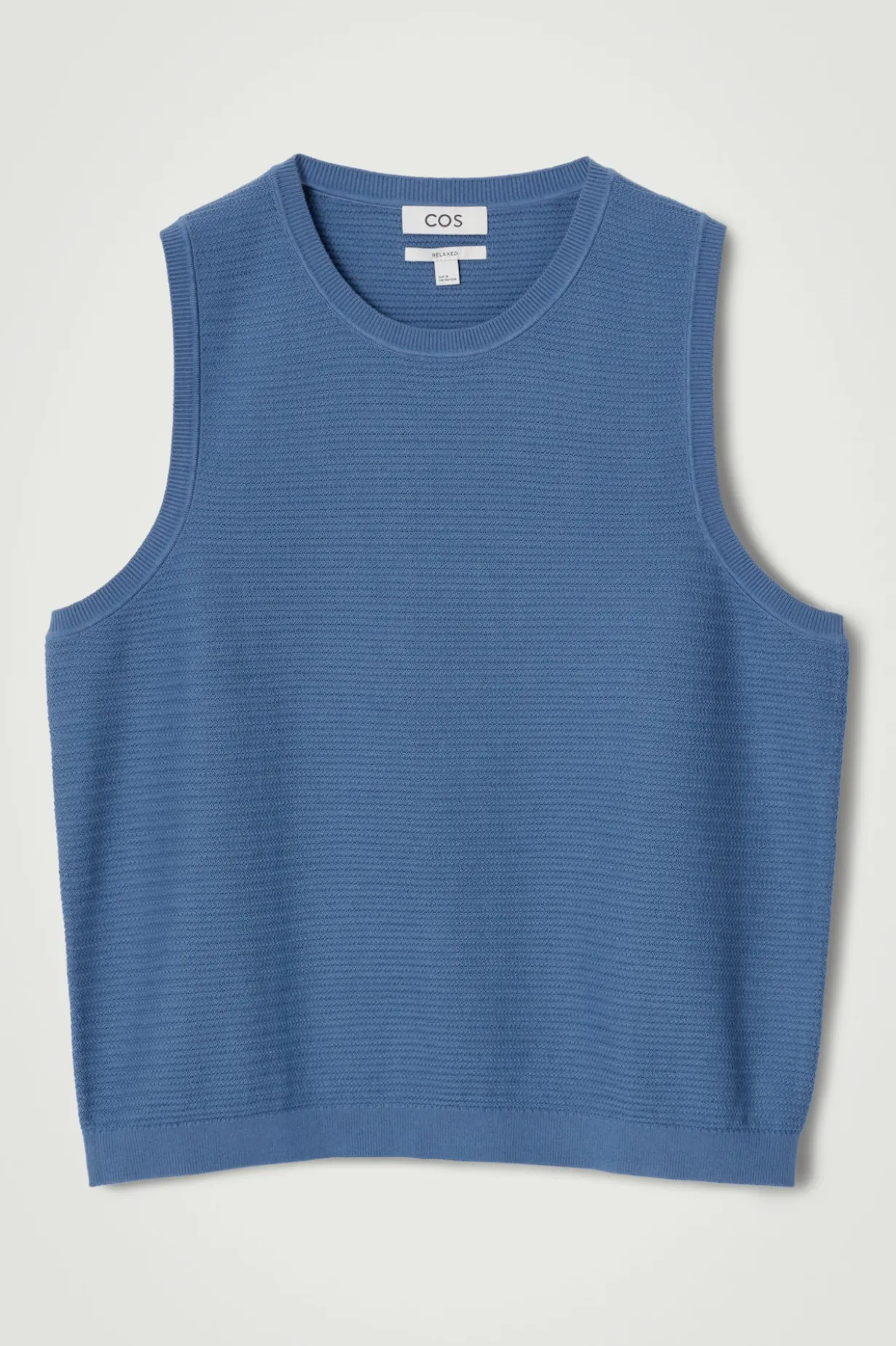 STRUKTURIERTES TANKTOP AUS BAUMWOLLE