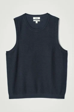 STRUKTURIERTES TANKTOP AUS BAUMWOLLE