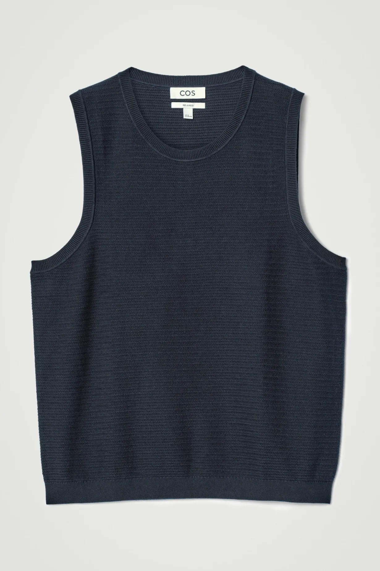 STRUKTURIERTES TANKTOP AUS BAUMWOLLE