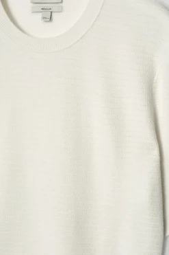 STRUKTURIERTES T-SHIRT AUS BAUMWOLLE