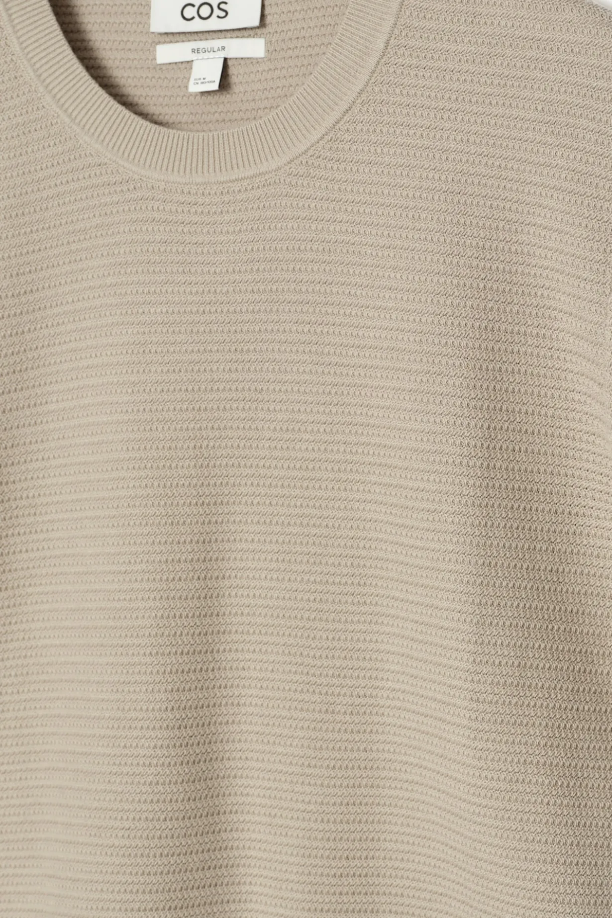 STRUKTURIERTES T-SHIRT AUS BAUMWOLLE