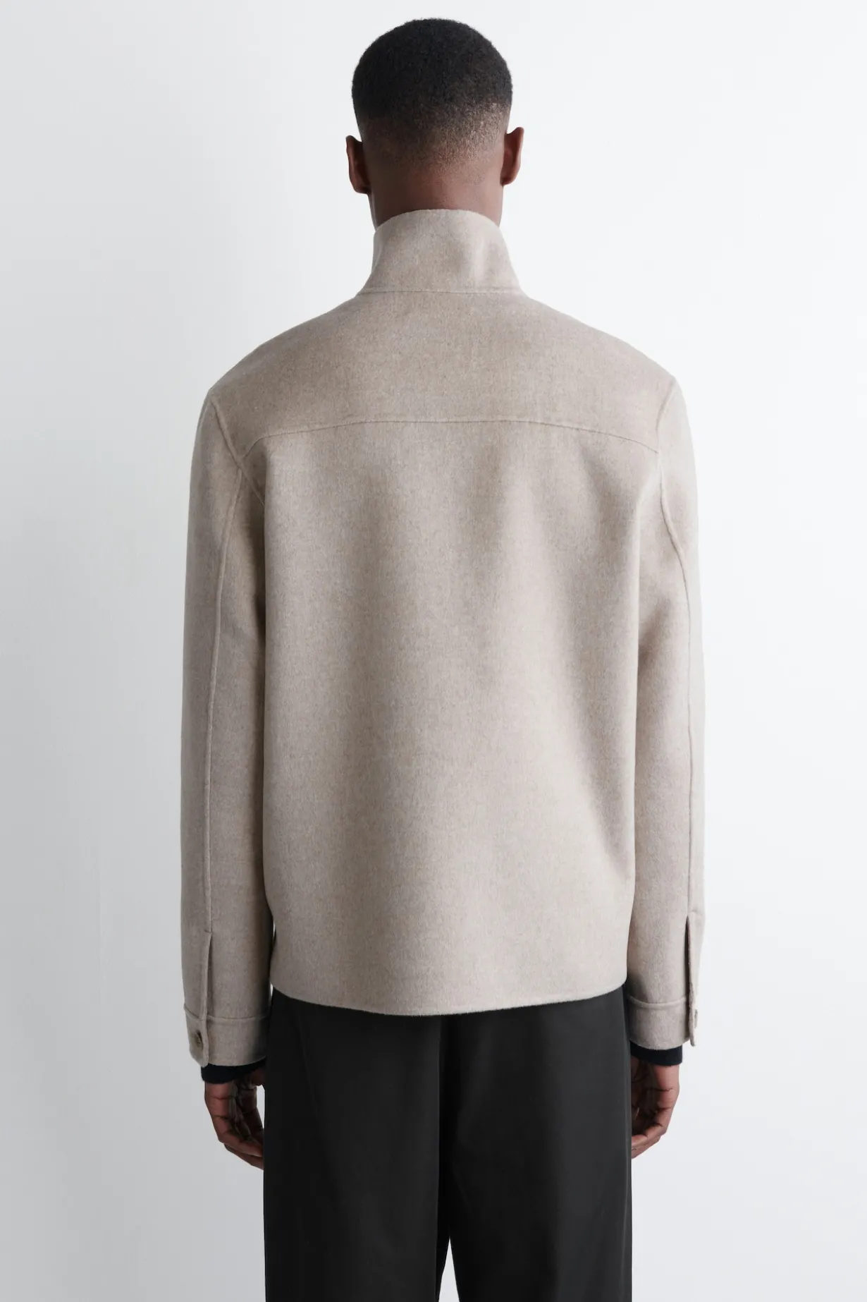 SWEATSHIRT AUS DOUBLEFACE-WOLLE