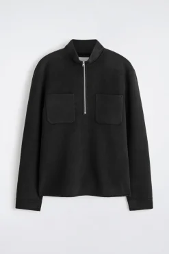 SWEATSHIRT AUS DOUBLEFACE-WOLLE