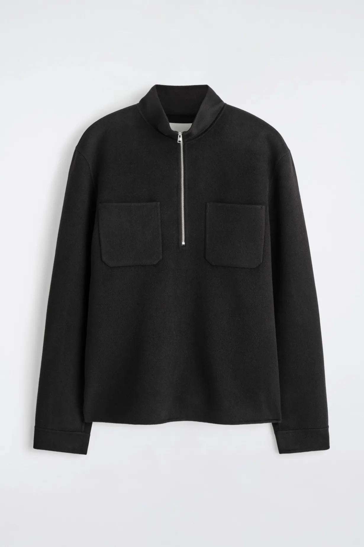 SWEATSHIRT AUS DOUBLEFACE-WOLLE