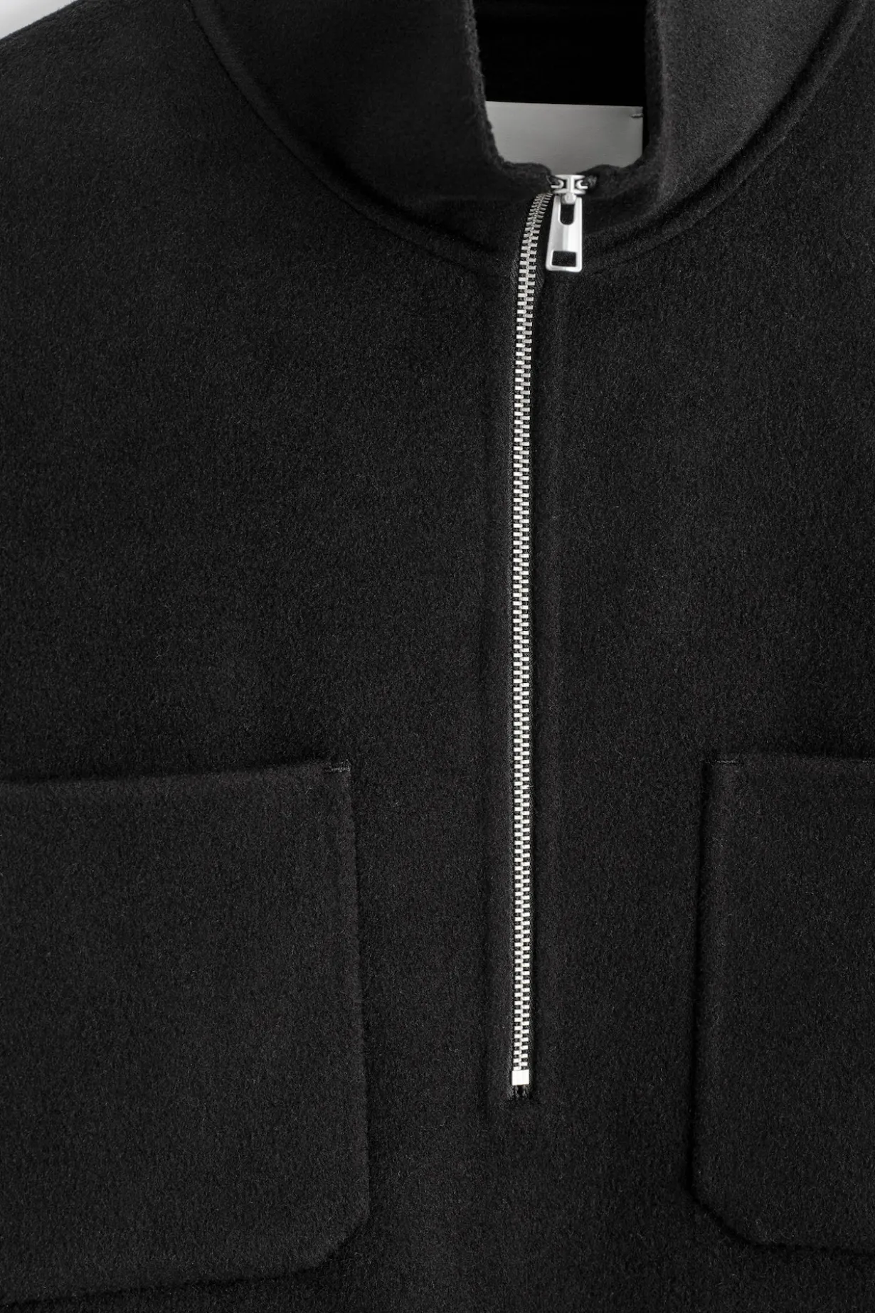 SWEATSHIRT AUS DOUBLEFACE-WOLLE
