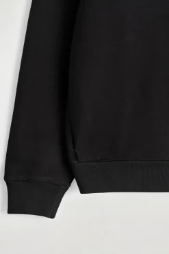 SWEATSHIRT AUS SCUBA MIT STEHKRAGEN