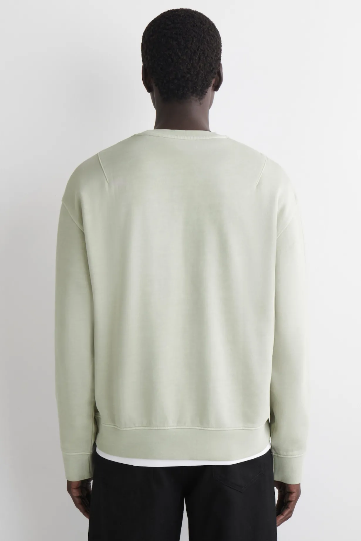 SWEATSHIRT AUS VORGEWASCHENER BAUMWOLLE