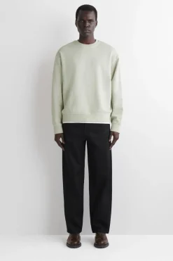 SWEATSHIRT AUS VORGEWASCHENER BAUMWOLLE