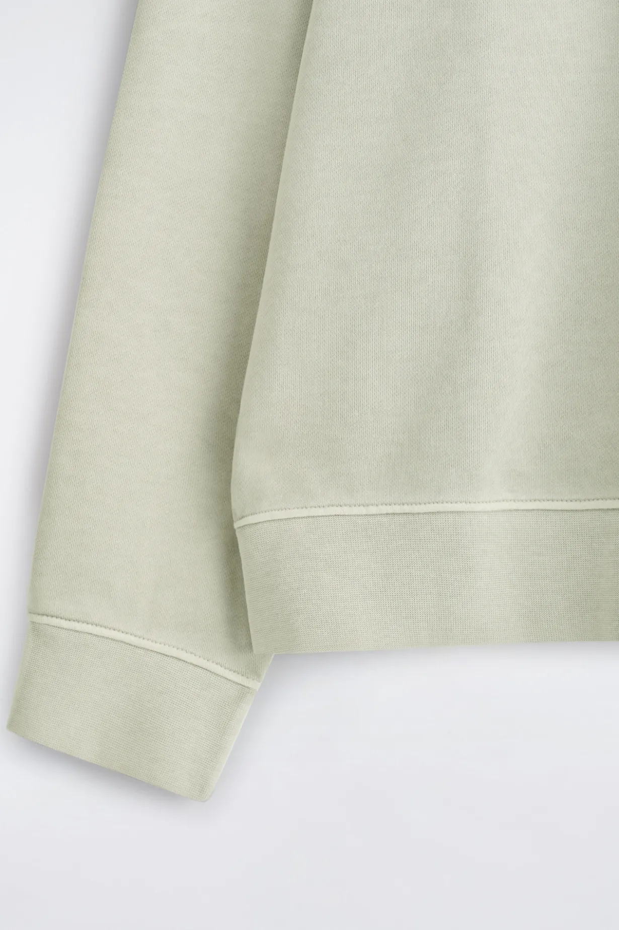 SWEATSHIRT AUS VORGEWASCHENER BAUMWOLLE