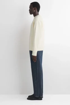 SWEATSHIRT AUS VORGEWASCHENER BAUMWOLLE