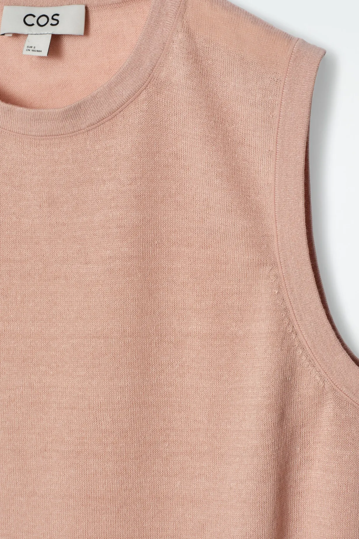 TANKTOP AUS MERINOWOLL-LEINEN-MIX