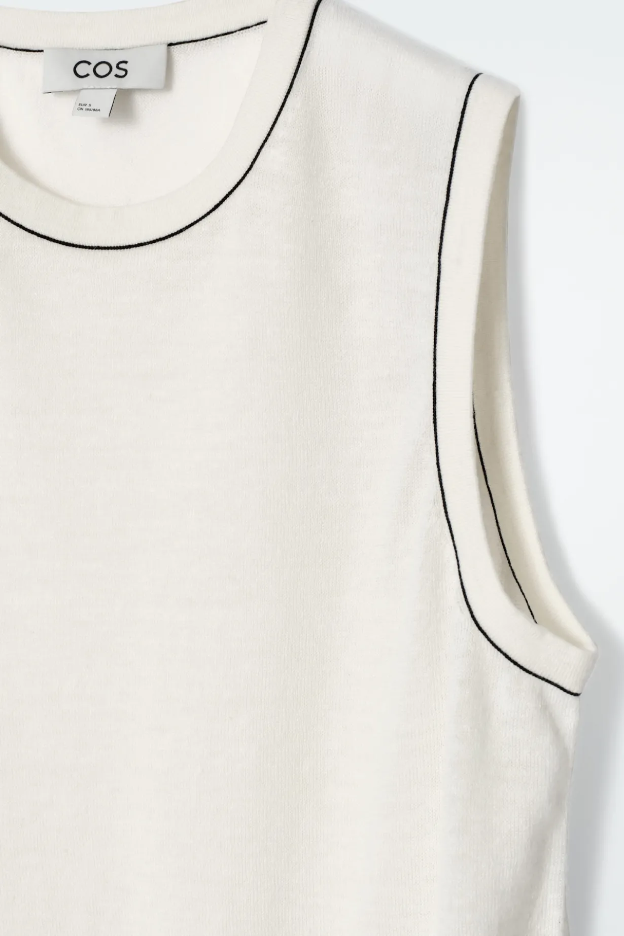 TANKTOP AUS MERINOWOLL-LEINEN-MIX