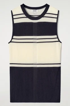 TANKTOP AUS RIPPSTRICK