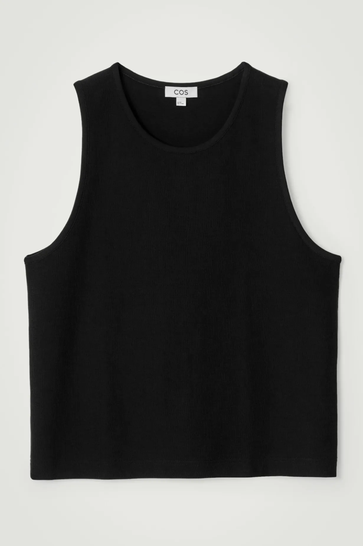 TANKTOP AUS STRUKTURIERTEM BAUMWOLLJERSEY