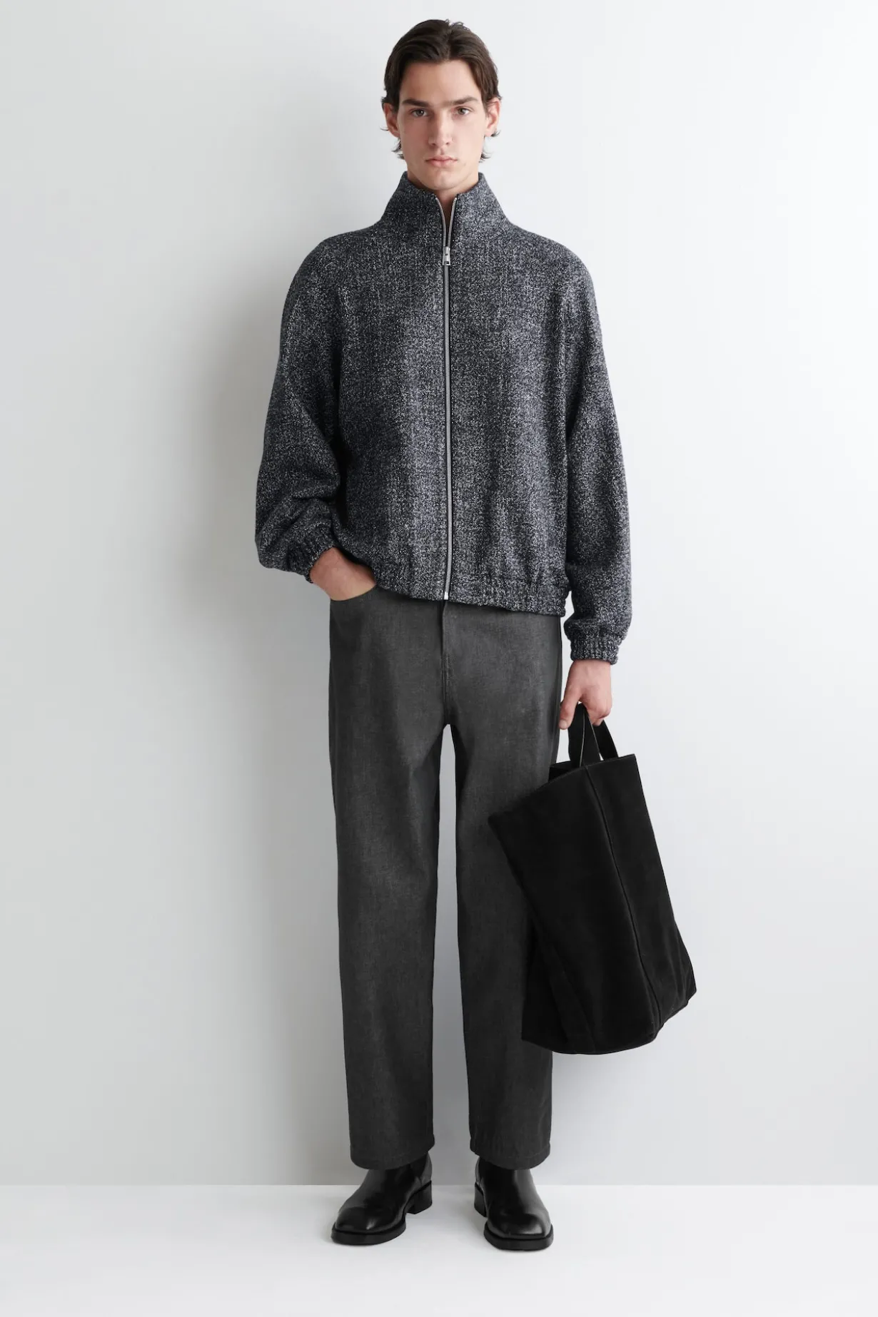 TRAININGSJACKE AUS TWEED