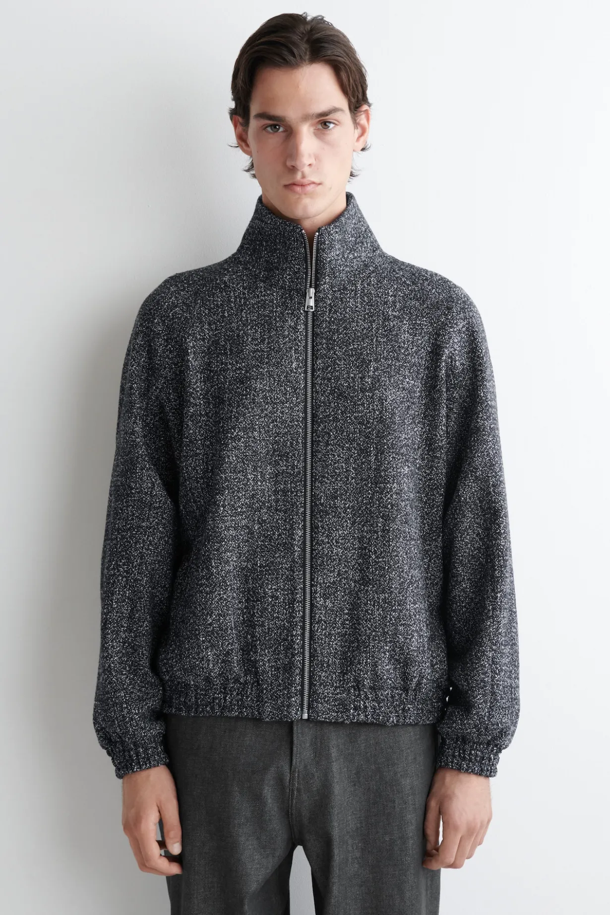 TRAININGSJACKE AUS TWEED