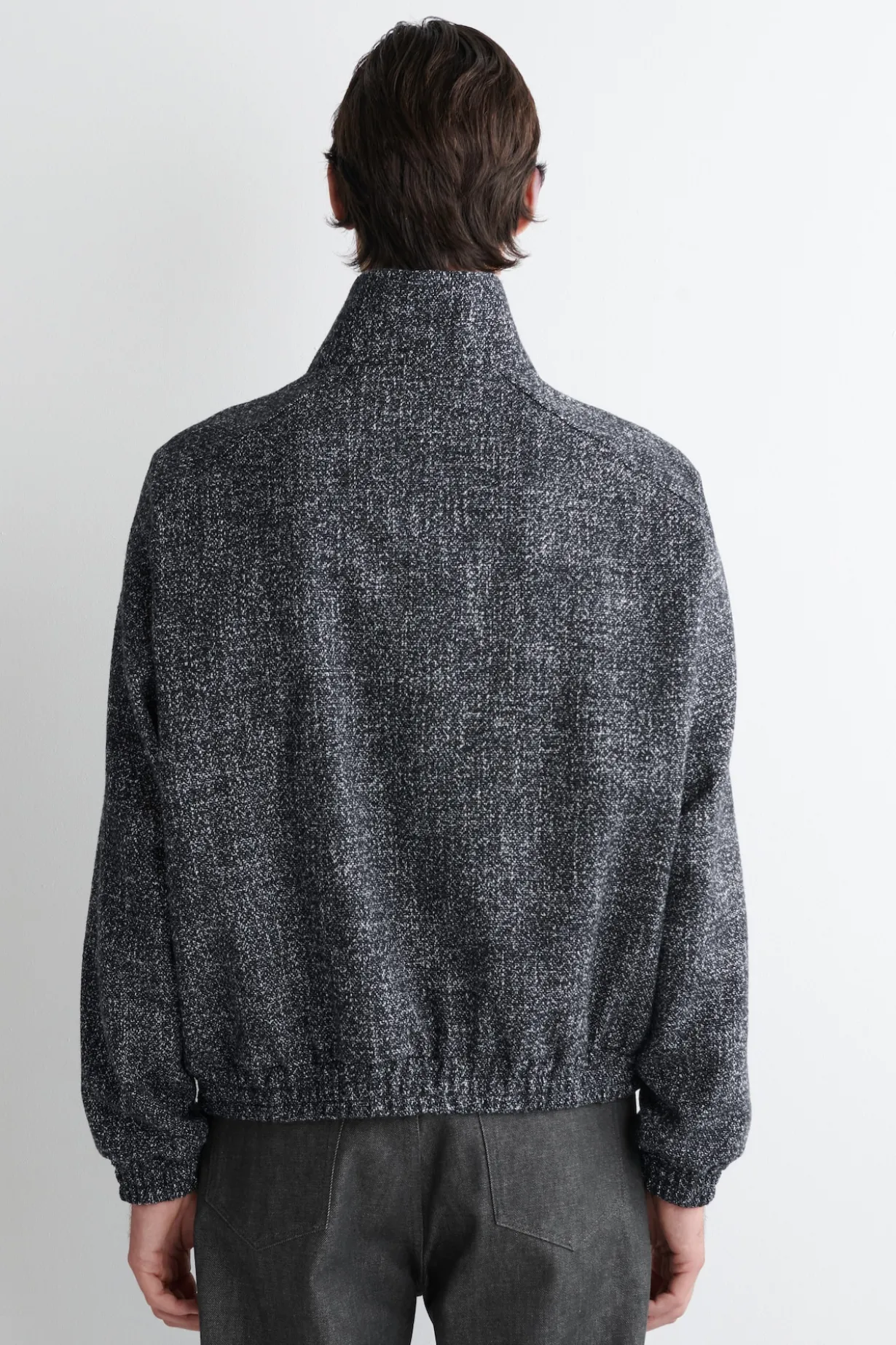 TRAININGSJACKE AUS TWEED