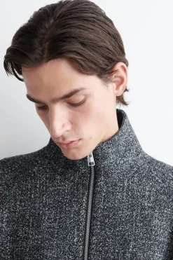 TRAININGSJACKE AUS TWEED
