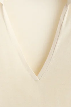 TRANSPARENTER SEIDEN-KASCHMIR-STRICKBODY