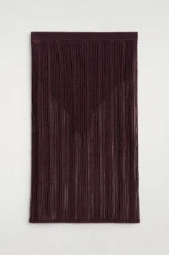 TRANSPARENTER STRICKROCK MIT SPITZENDETAILS