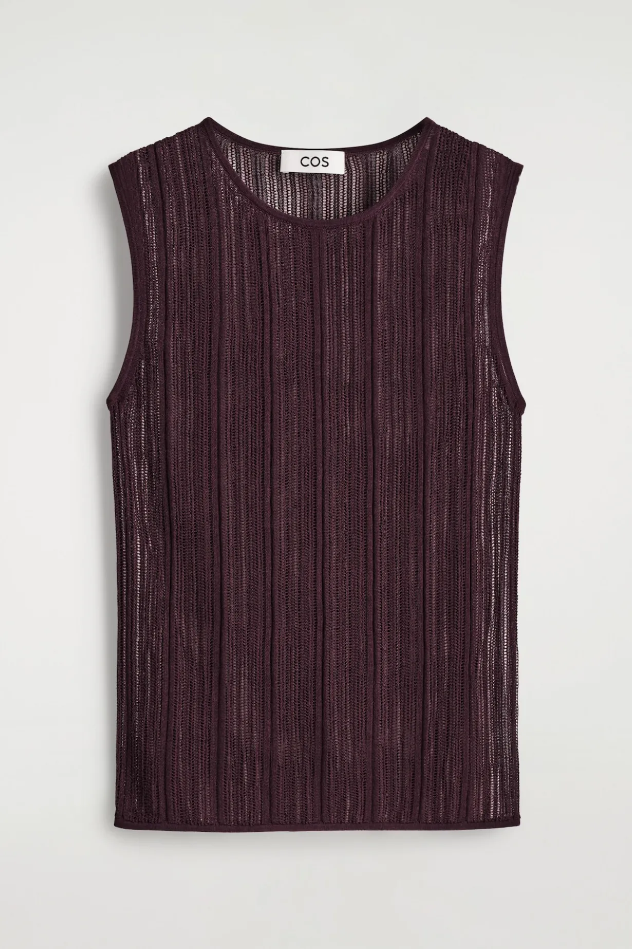 TRANSPARENTES TANKTOP AUS SPITZE