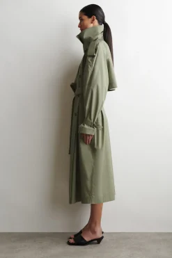 TRENCHCOAT AUS BAUMWOLLE MIT STEHKRAGEN