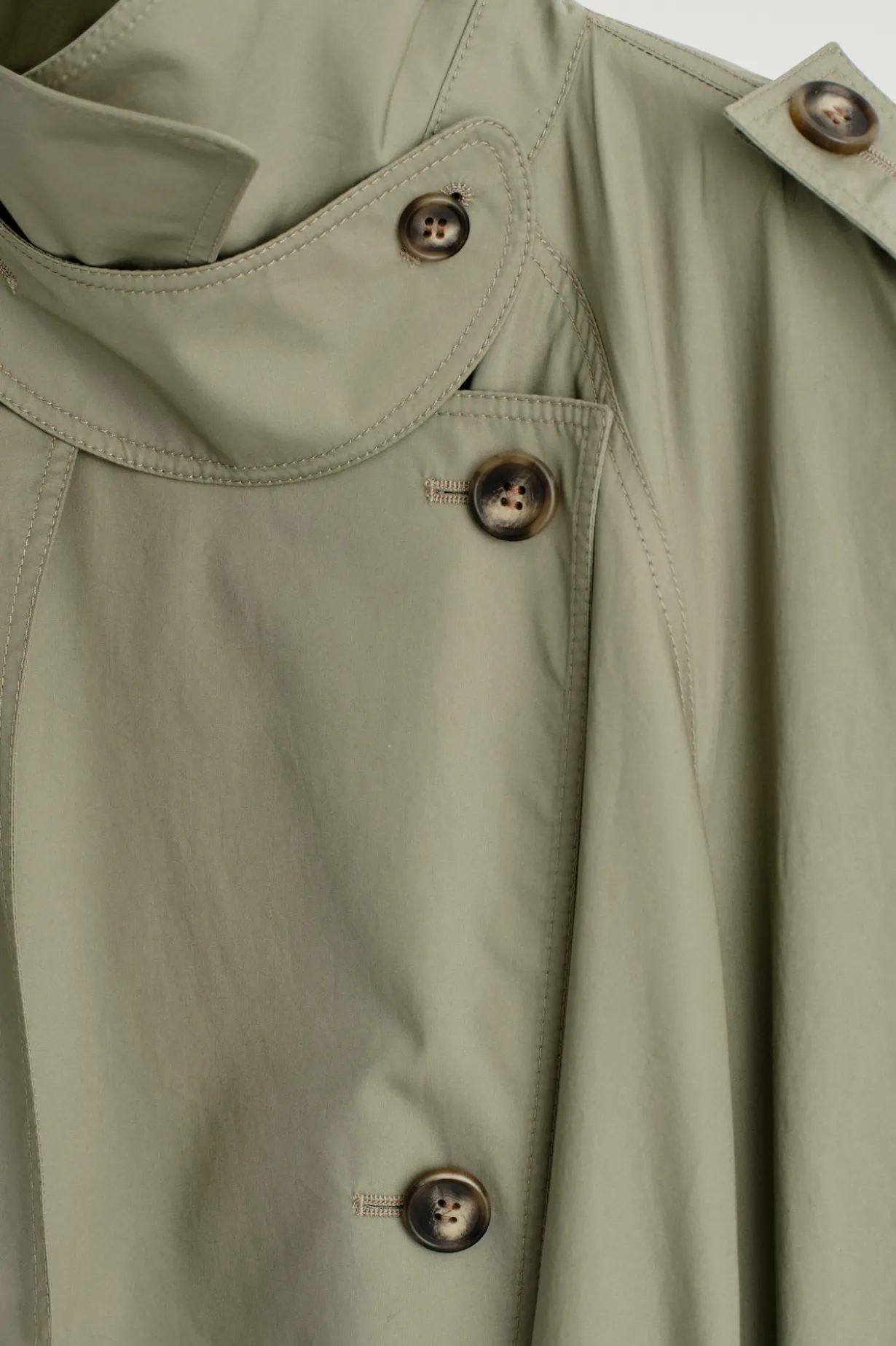 TRENCHCOAT AUS BAUMWOLLE MIT STEHKRAGEN