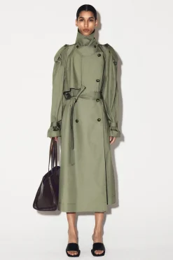 TRENCHCOAT AUS BAUMWOLLE MIT STEHKRAGEN