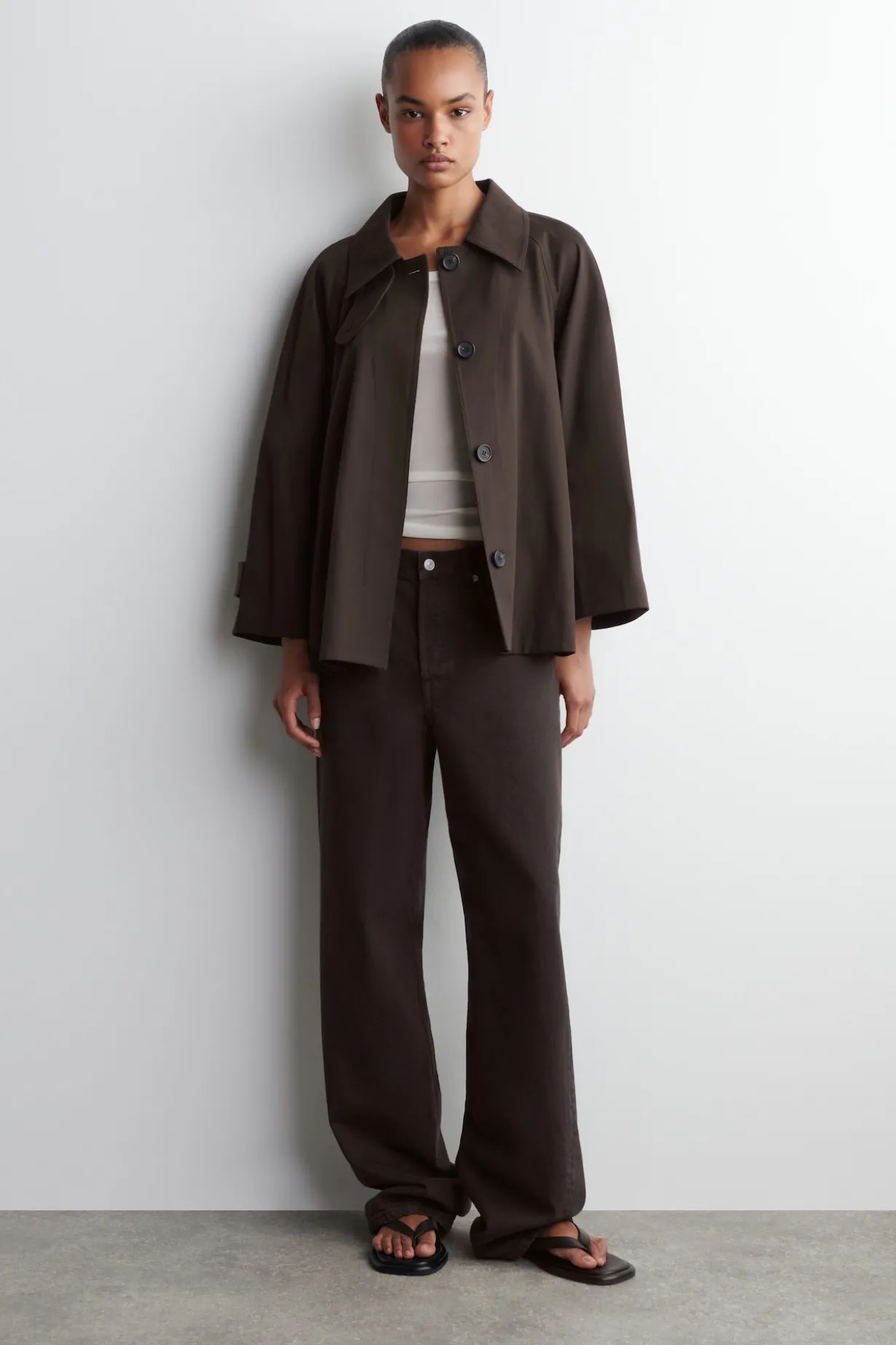 TRENCHCOAT IN A-LINIE