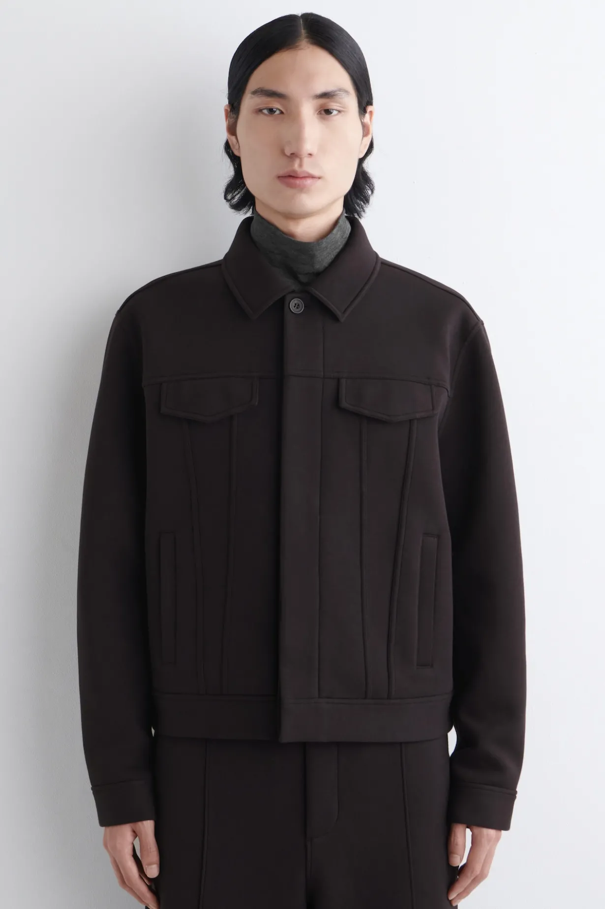 TRUCKERJACKE AUS SCUBA