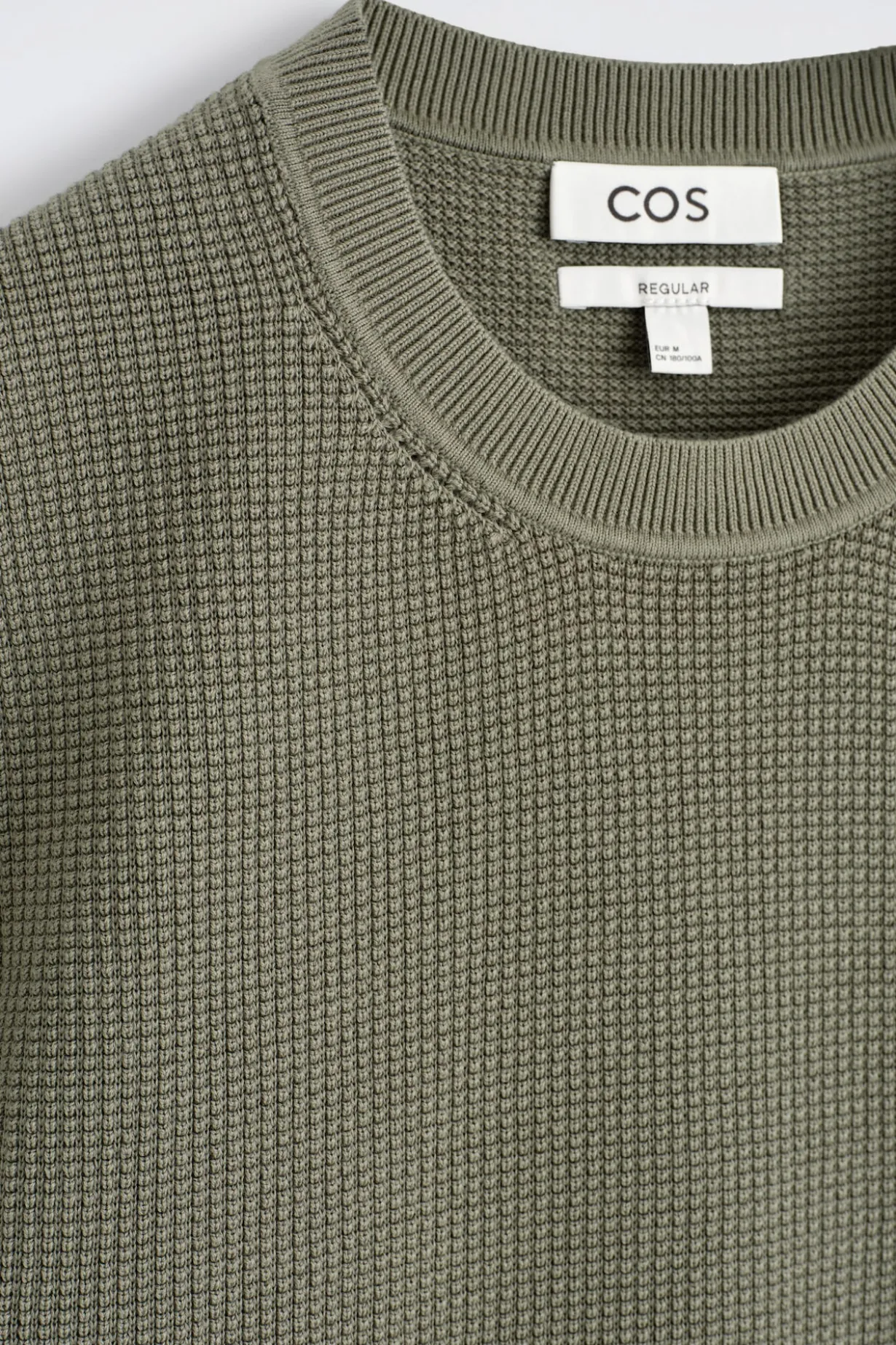 T-SHIRT AUS BAUMWOLLE IN WAFFELOPTIK
