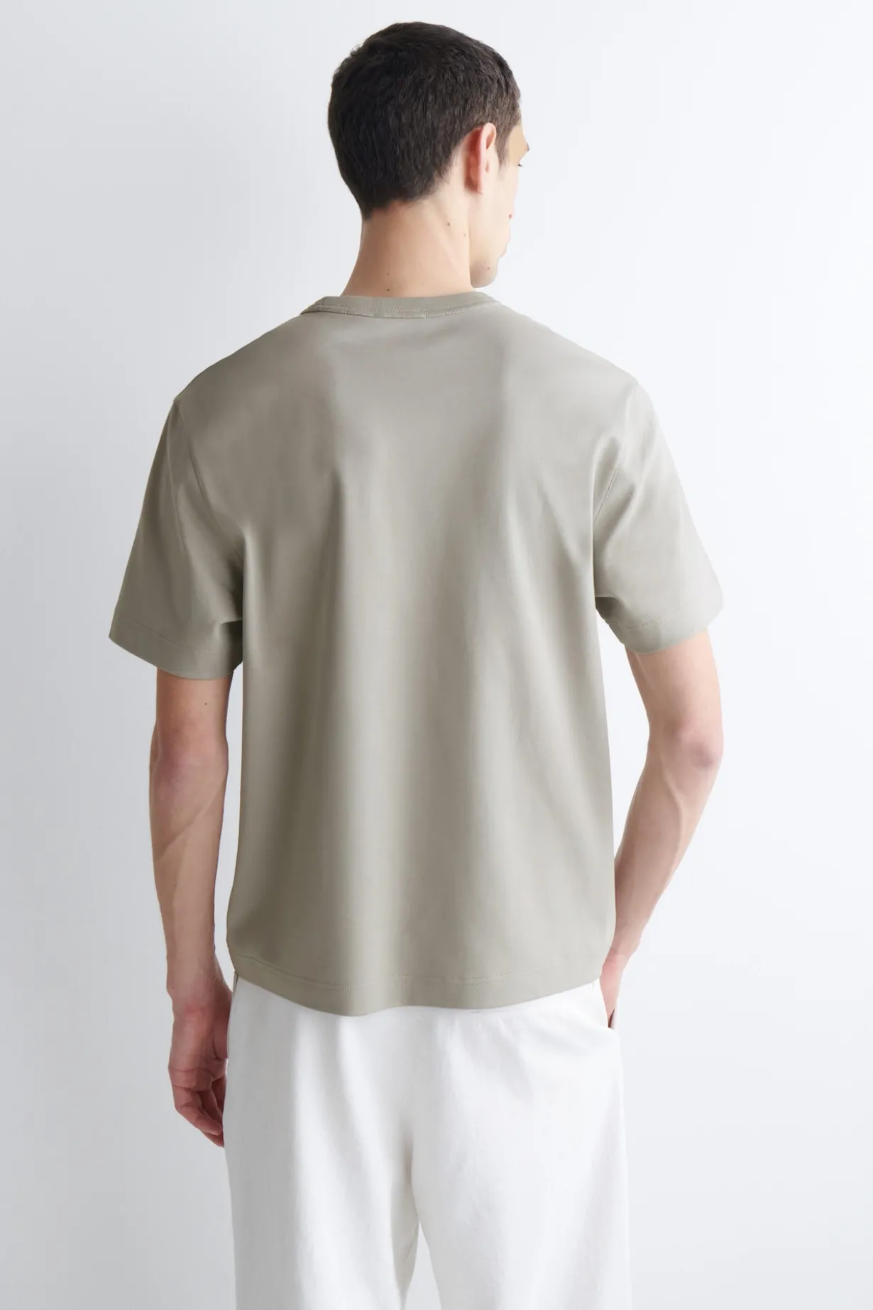 T-SHIRT AUS BAUMWOLLE MIT RUNDHALSAUSSCHNITT