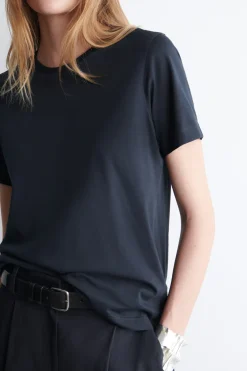 T-SHIRT AUS BAUMWOLLE MIT RUNDHALSAUSSCHNITT