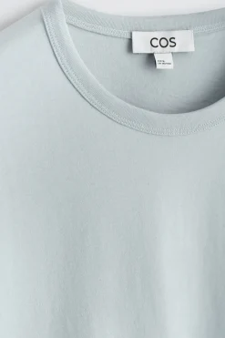 T-SHIRT AUS GEBÜRSTETER BAUMWOLLE