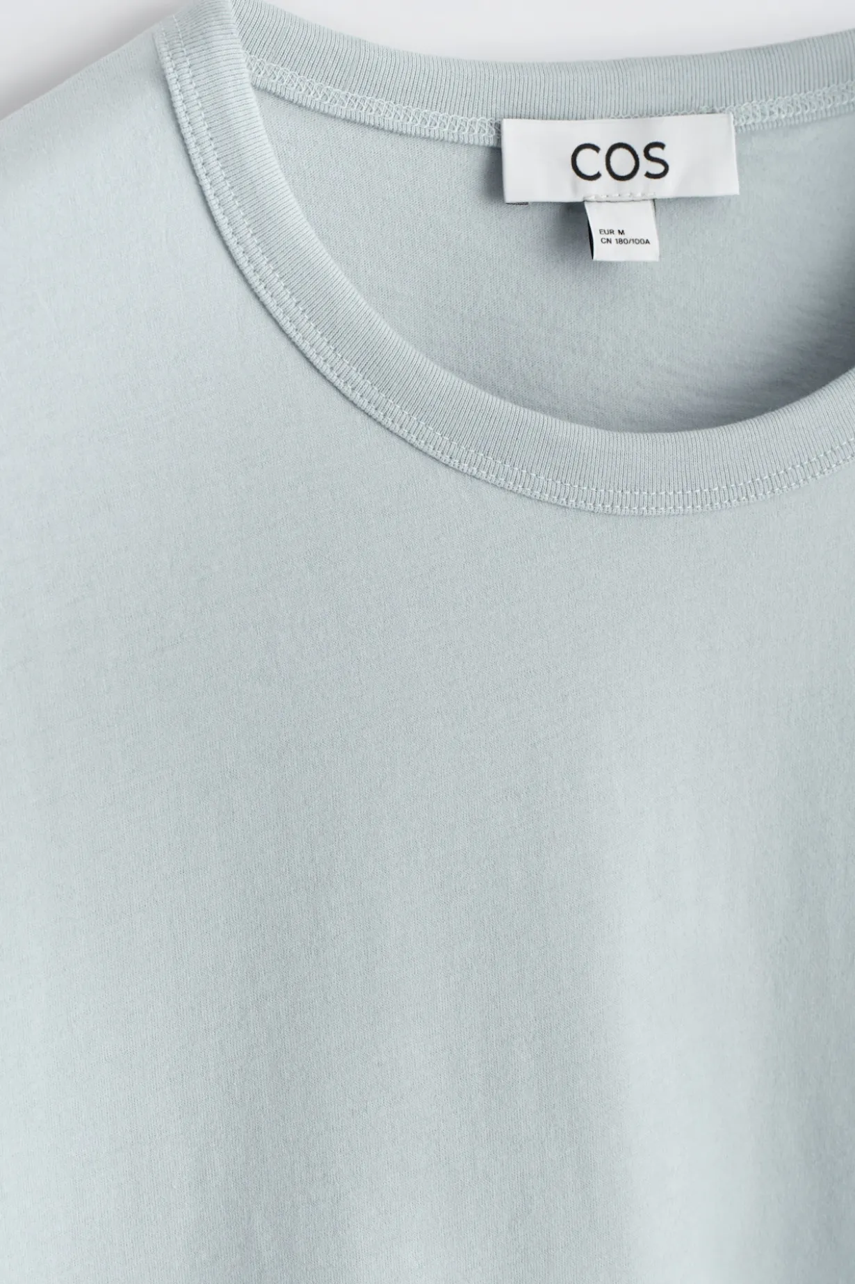 T-SHIRT AUS GEBÜRSTETER BAUMWOLLE