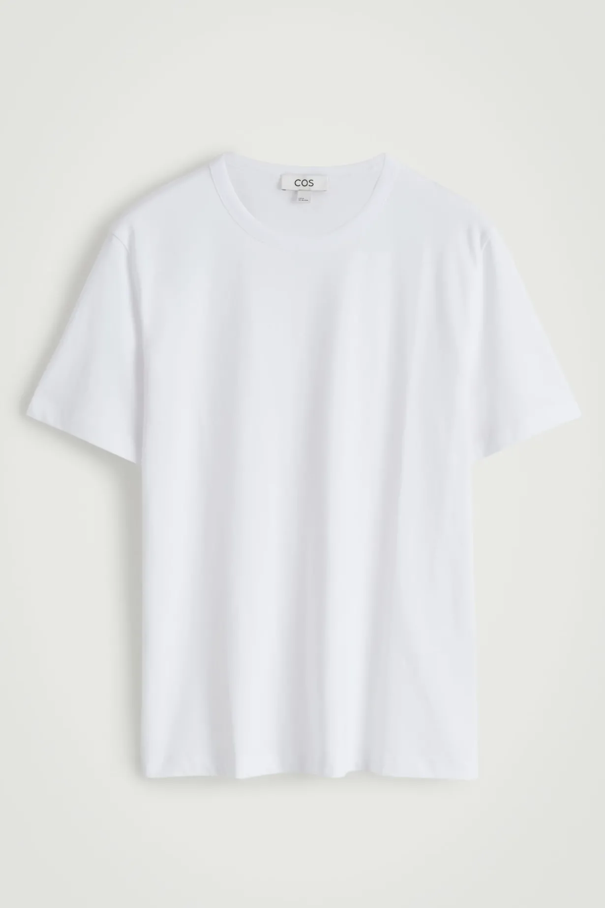 T-SHIRT AUS GEBÜRSTETER BAUMWOLLE