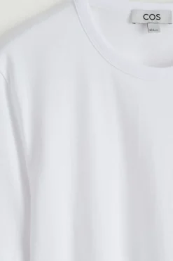 T-SHIRT AUS GEBÜRSTETER BAUMWOLLE
